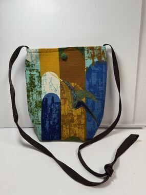 Range Of Emotion Handmade Hummingbird Crossbody Bag New